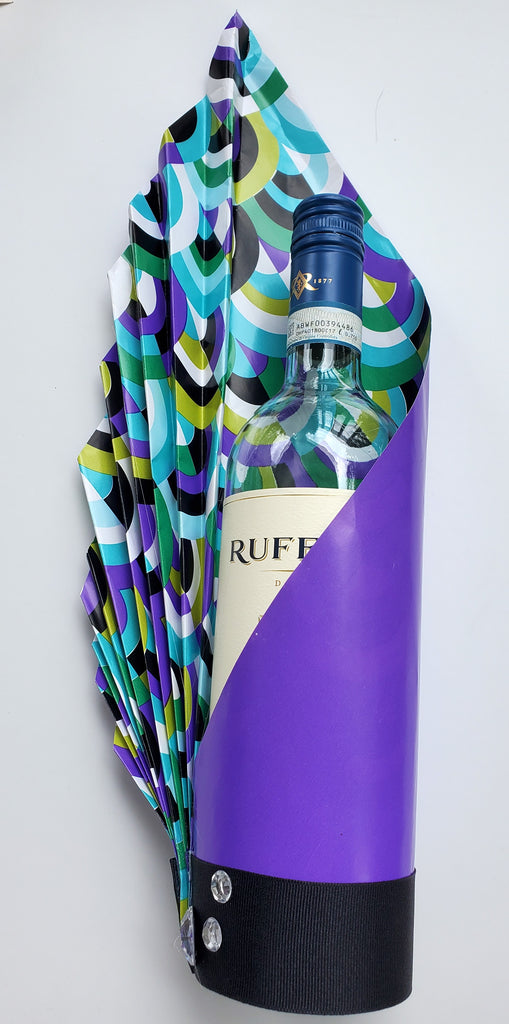 Wine bottle wrapping